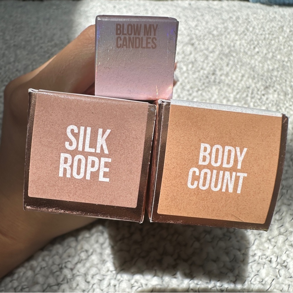 Jeffree Star Gloss Bundle - Blow My Candles, Silk Rope, Body Count